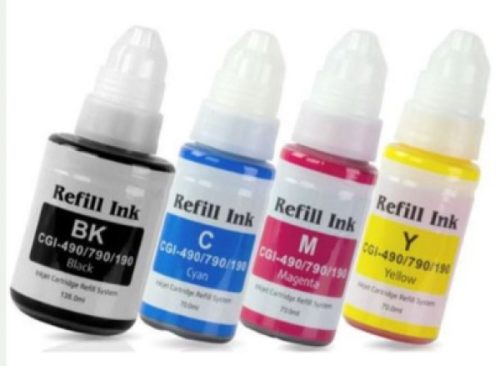 Utángyártott CANON GI490 Tinta Dye Cyan 70ml