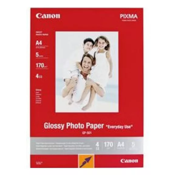 Canon GP-501 fényes fotópapír (A4, 5 lap, 170g)