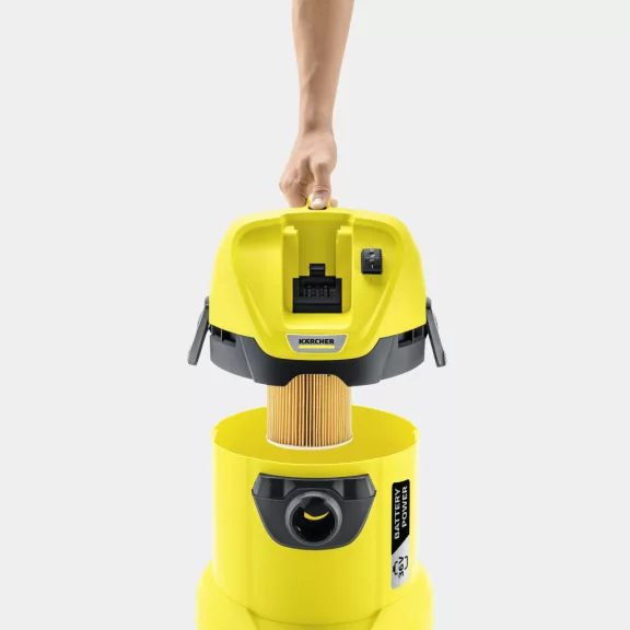 Karcher WD 3 Battery Set EU-II Száraz-nedves, akkumulátoros porszívó