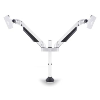   MULTIBRACKETS 2 karos asztali konzol, M VESA Gas Lift Arm Dual White (15-32", max.VESA: 100x100 mm, 10 kg)