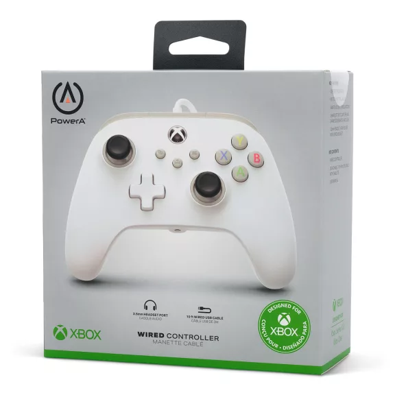 PowerA vezetékes kontroller Xbox Series X|S - fehér