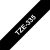 BROTHER szalag TZe-335, Fekete alapon Fehér, Laminált, 12mm 0.47", 8 méter