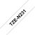 BROTHER szalag TZe-N231, Fehér alapon Fekete, Nem laminált, 12mm 0.47", 8 méter