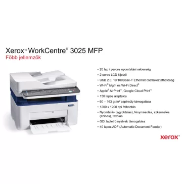 Xerox WorkCentre 3025 ADF MFP