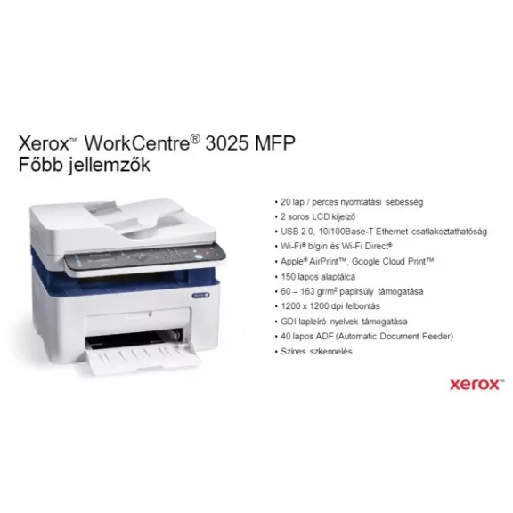 Xerox WorkCentre 3025 ADF MFP