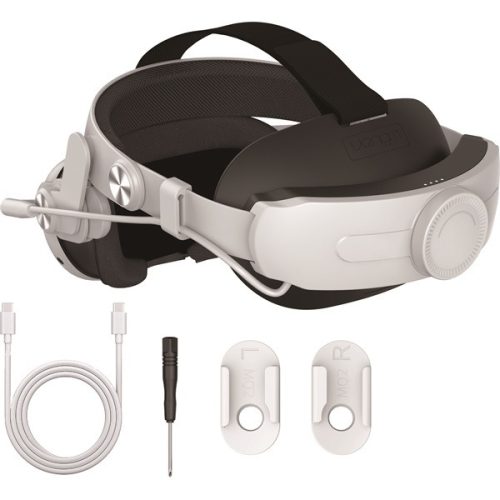 VENOM Meta Quest 2 & 3 Kiegészítő Univerzális headset pánt és 5000 mAh akkumulátor csomag, VS4209