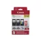 Canon PG-560XLx2 (2x14,3 ml) + CL-561XL (1x12,2 ml) + 50 lap GP501 10x15 fényes fotópapír Multipack