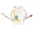 Nedis CCGL85220GY05 UTP / FTP Cat6 patch kábel, RJ45 aranyozott érintkezők, 10/100/1000 Mbit/s, hossz 0.5m