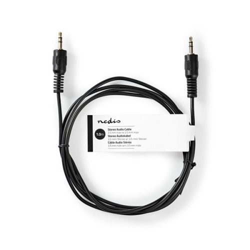Nedis CCGL60600BK10 USB A - USB C (USB-C) kábel, USB2.0, 15W, hossz 1m