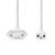 Nedis CEGL11040WT20 táp kábel IEC-320-C7, 2 x 0.75 mm, hossz 2m, fehér