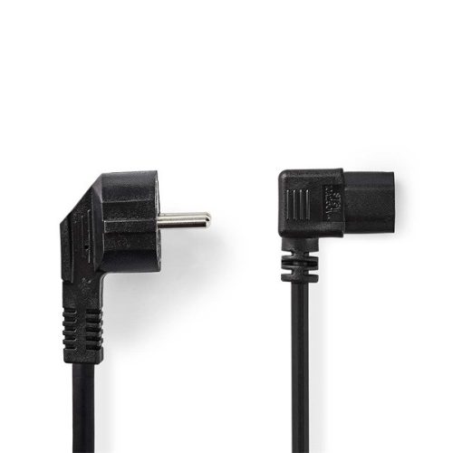 Nedis CEGL10020BK20 táp kábel IEC-320-C13, 3 x 0.75 mm, pipa csatlakozó, hossz 2m