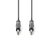 Nedis COTH23020GY30 félprofi audio kábel, 2 x 6,35mm sztereo jack dugó, hossz 3m, rugalmas