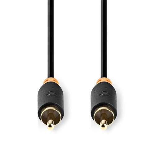Nedis CABW24170AT20 digitális koax kábel, 2 x aranyozott RCA, hossz 2m