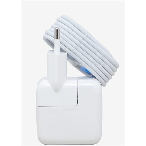 BLACKBIRD Hálózati Adapter 12W USB-A Kivitel + USB-C male to USB-A Töltő kábel 1m, Fehér (Ipad-hez)
