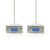 Nedis CCGL52055IV20 null modem kábel, 2m