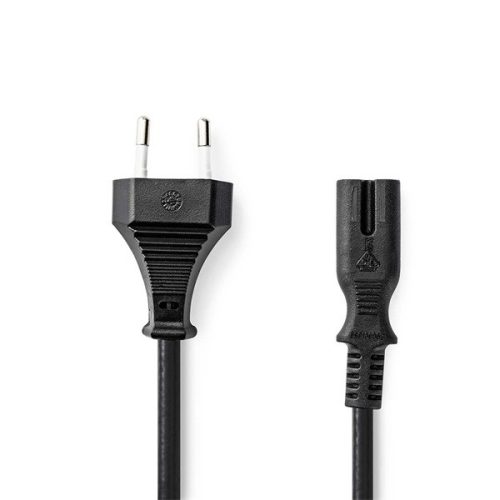Nedis CEGL11040BK50 táp kábel IEC-320-C7, 2 x 0.75 mm, hossz 5m