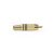 Nedis CAGP24900BK RCA csatlakozó, 10 db, Egyenes, Aranyozott, Forrasztó, Kábel bemeneti átmérő: 7,0 mm, Fém, Fekete