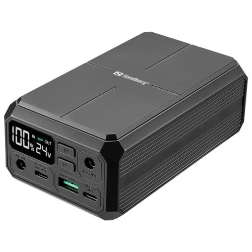 SANDBERG Hordozható akkumulátor, Laptop Powerbank 27000 PD100W