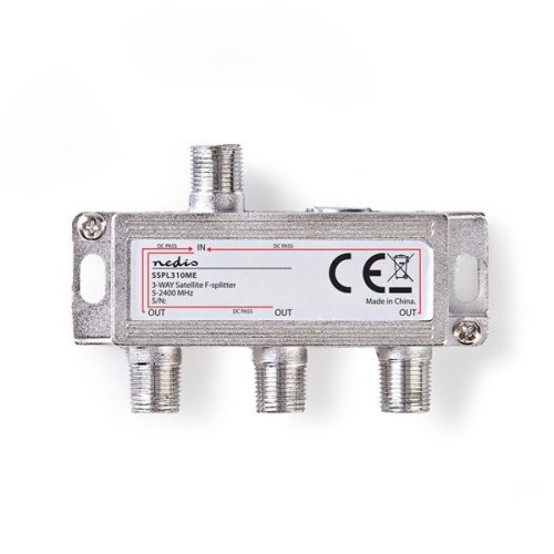 Nedis F elosztó 1-be - 3-ki, 5 - 2400 MHz | 6,5 dB, SSPL310ME