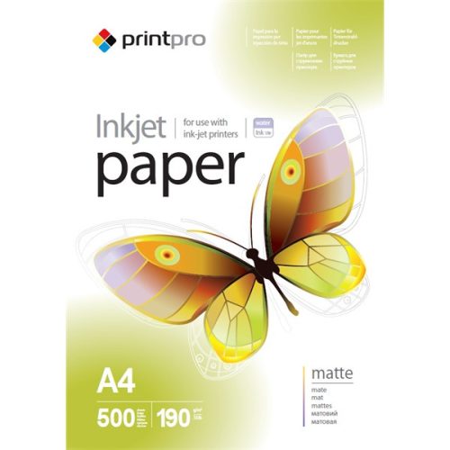 COLORWAY Fotópapír, PrintPro matt 190 g/m2, A4, 500 sht (PME190500A4)