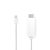 Nedis CCGL37600WT20 mini Displayport1.2 kábel, mini Display port dugó - HDMI dugó, 1080p, 2m