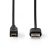 Nedis CCCGL60301BK20 USB mini 5p (mini USB)kábel, USB 2.0 USB-A dugó USB mini 5p dugó, 480 Mbps. 2m