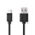 Nedis CCGL60600BK20 USB A - USB C (USB-C) kábel, USB2.0, 15W, hossz 2m