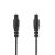 Nedis CAGL25000BK50 optikai audio kábel, TosLink dugó, hossz 5m