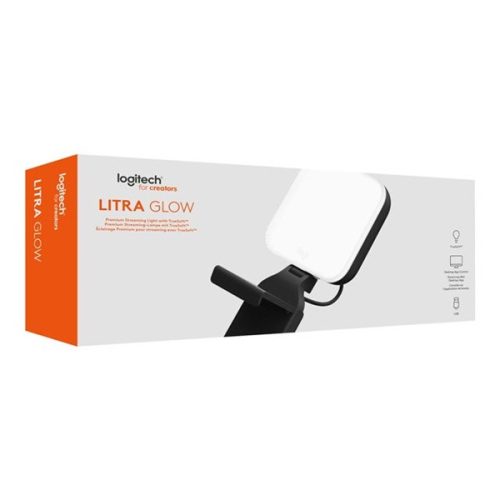 LOGITECH Kiegészítő - LITRA GLOW Monitorra rögzíthető lámpa, Fekete