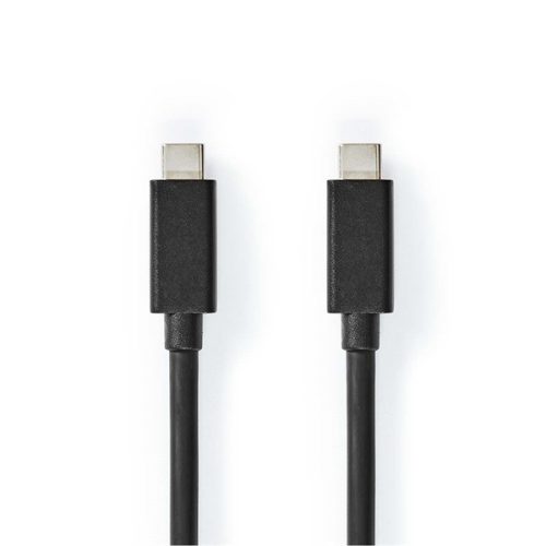 Nedis CCGL64020BK10 USB C - USB C (USB-C) kábel, USB 3.2 Gen 2, 100W, hossz 1m