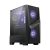 MSI Ház Midi ATX FORGE 100M, 2xARGB ventilátor, Tápegység nélkül, üvegfalú, fekete