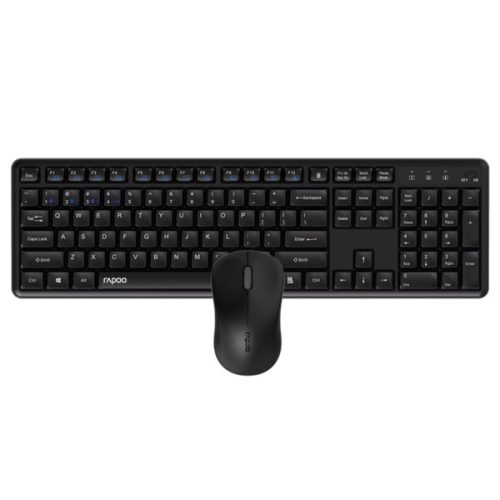 RAPOO 00229634, 8150M VEZETÉK NÉLKÜLI MULTI-MODE "SILENT" BILL. EGÉR SZETT FEKETE