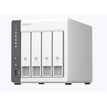   QNAP NAS 4 fiókos TS-433-4G Cortex-A55 4x2,0GHz, 1x4GB RAM, 1x2.5Gbps, 1xUSB3.2