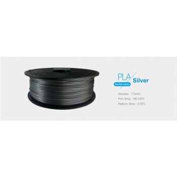 3D FILAMENT 1,75mm PLA Ezüst /1kg-os tekercs/