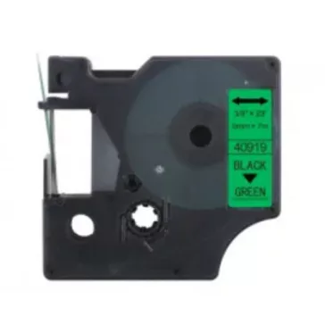   Utángyártott  DYMO D1 40919 9mm x 7m zöld-fekete #S0720740