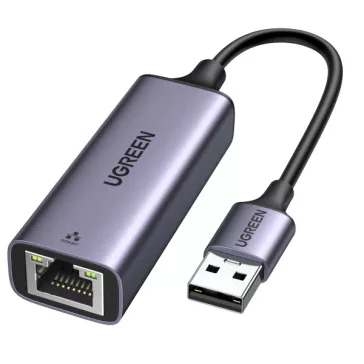   UGREEN USB - RJ45 Ethernet adapter alumínium ház Space szürke CM209