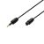 Home 51225 Toslink-Mini Toslink csatlakozókábel, optikai kábel, 2 méter