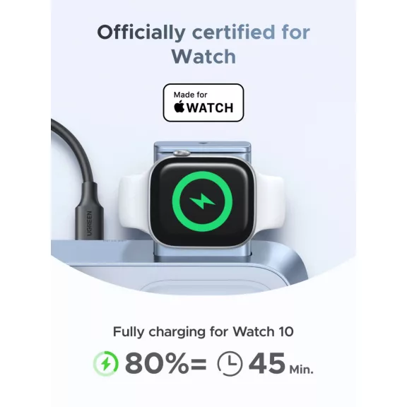 UGREEN 3 in 1 mágneses vezeték nélküli töltő EU W711