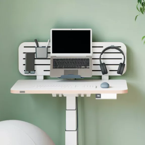 Leitz Ergo függőleges asztali rendszerező laptoptartóval, 80x25 cm