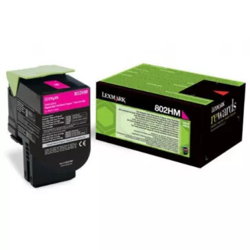   Lexmark CX410/510 High Return Toner Magenta 3K (Eredeti) 80C2HM0