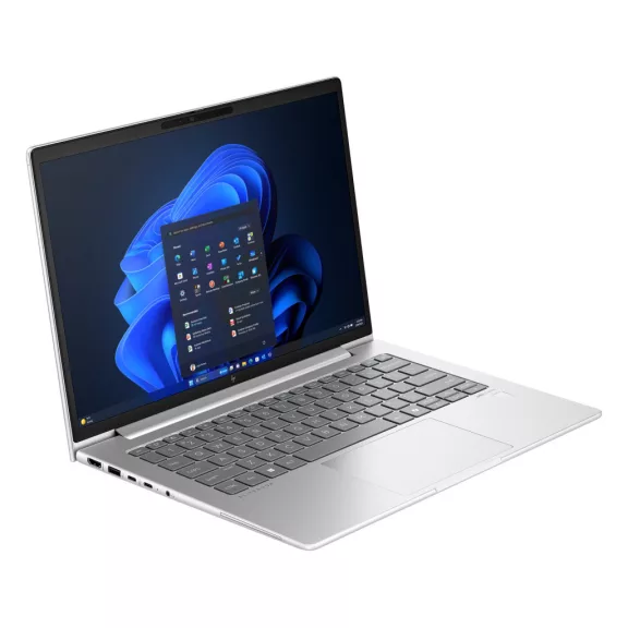 HP EliteBook 645G11, 14.0" WUXGA UWVA 300Nits, AMD Ryzen5 7535U, 8GB, 512GB PCIe SSD, AMD Radeon 660M , Silver Aluminium, WIN11PRO, háttérvilágításos billentyűzet, ujjlenyomat olvasó, 3 év gar