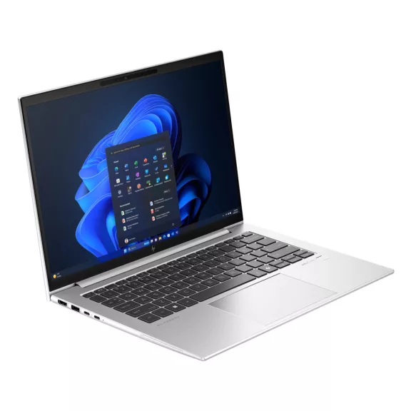 HP EB 845G11, 14.0" WUXGA UWVA 300Nits, AMD Ryzen5 PRO 8540U, 16GB, 512GB PCIe SSD, AMD Radeon 740M, Silver Aluminium, WIN11PRO, háttérvilágításos bill, ujjlenyomat olvasó, 5 év gar