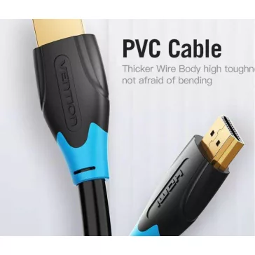 Vention HDMI 2.0, (fekete), 1m, kábel