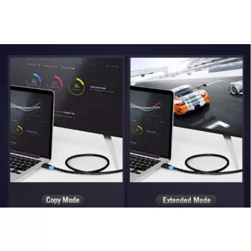 Vention HDMI 2.0, (fekete), 1,5m,  kábel