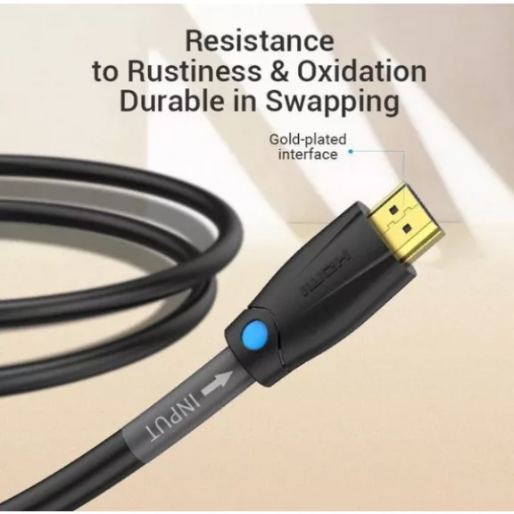 Vention HDMI ( aktív, fekete), 15m, kábel