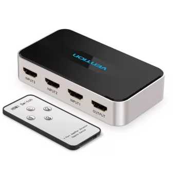 Vention HDMI (3be-1ki, szürke), switcher