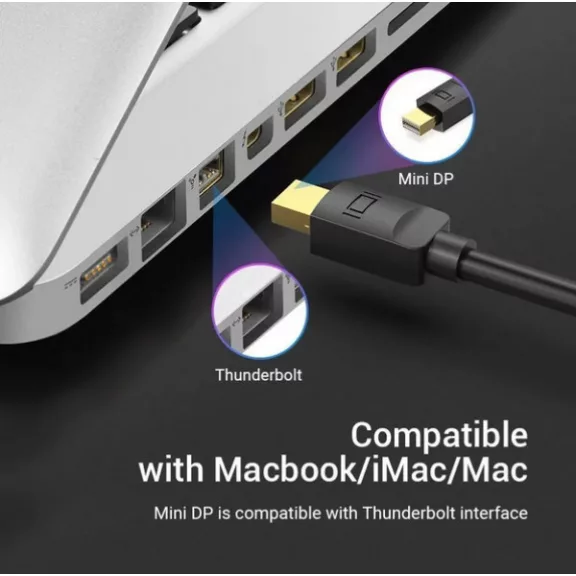 Vention HDMI/M -> HDMI/F (8K,hosszabbító, fekete), 1,5m, kábel