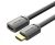 Vention HDMI/M -> HDMI/F (4K, HD, PVC, fekete), 0,5m, kábel