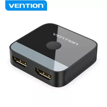   Vention HDMI (2 Portos,kétirányú, 4K,60Hz, fekete), switcher