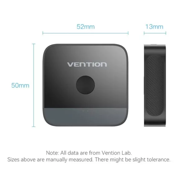 Vention HDMI (2 Portos,kétirányú, 4K,60Hz, fekete), switcher
